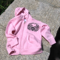 Little Black Soul Effigy design<br>from Portsmouth, New Hampshire (1718)<br>Printed on Pink