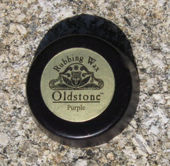 6)  Purple Gravestone Rubbing Wax